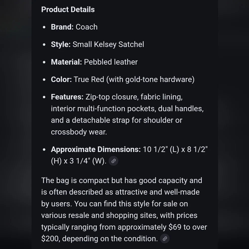 Coach Kelsey Satchel Large - Picture 13 of 13